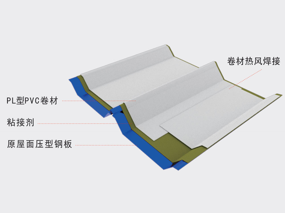 PVC满粘翻新系统